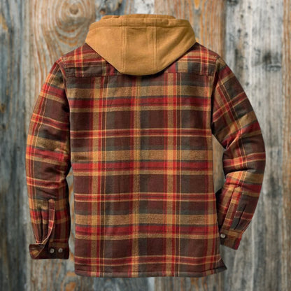 Blake - Veste en flanelle isolée Lumberjack avec capuchon